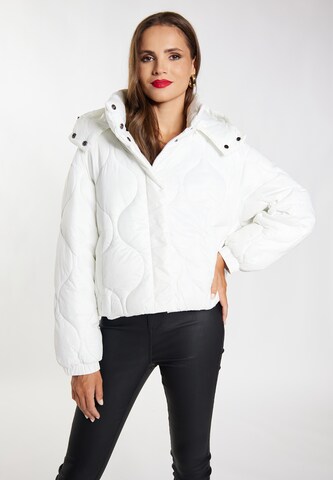 faina Between-season jacket in White: front