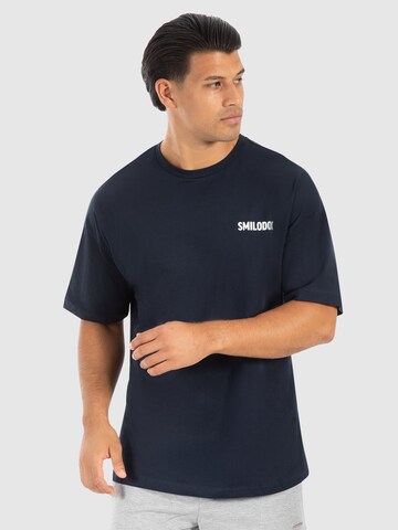 T-Shirt ' Cyris ' Smilodox en bleu : devant
