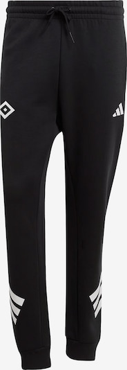ADIDAS PERFORMANCE Sportske hlače u crna / bijela, Pregled proizvoda