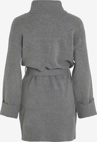 VILA Knitted dress 'Rolfie' in Grey