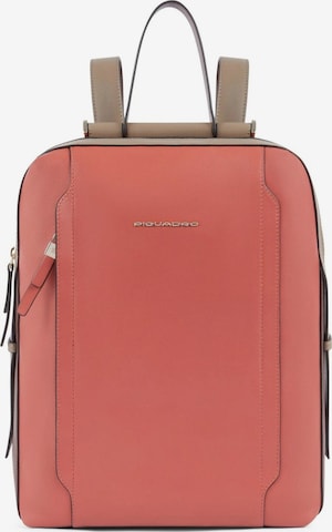 Sac à dos Piquadro en orange : devant