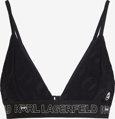 Karl Lagerfeld Bikini top in Black / White, Item view