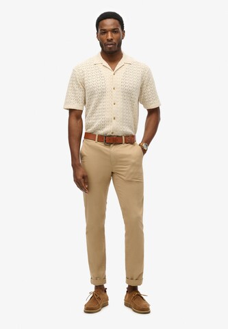 Fit confort Chemise Superdry en beige