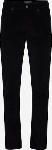 7 for all mankind Regular Pants in Black: front