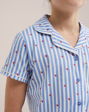 WE Fashion Пижама в Синий