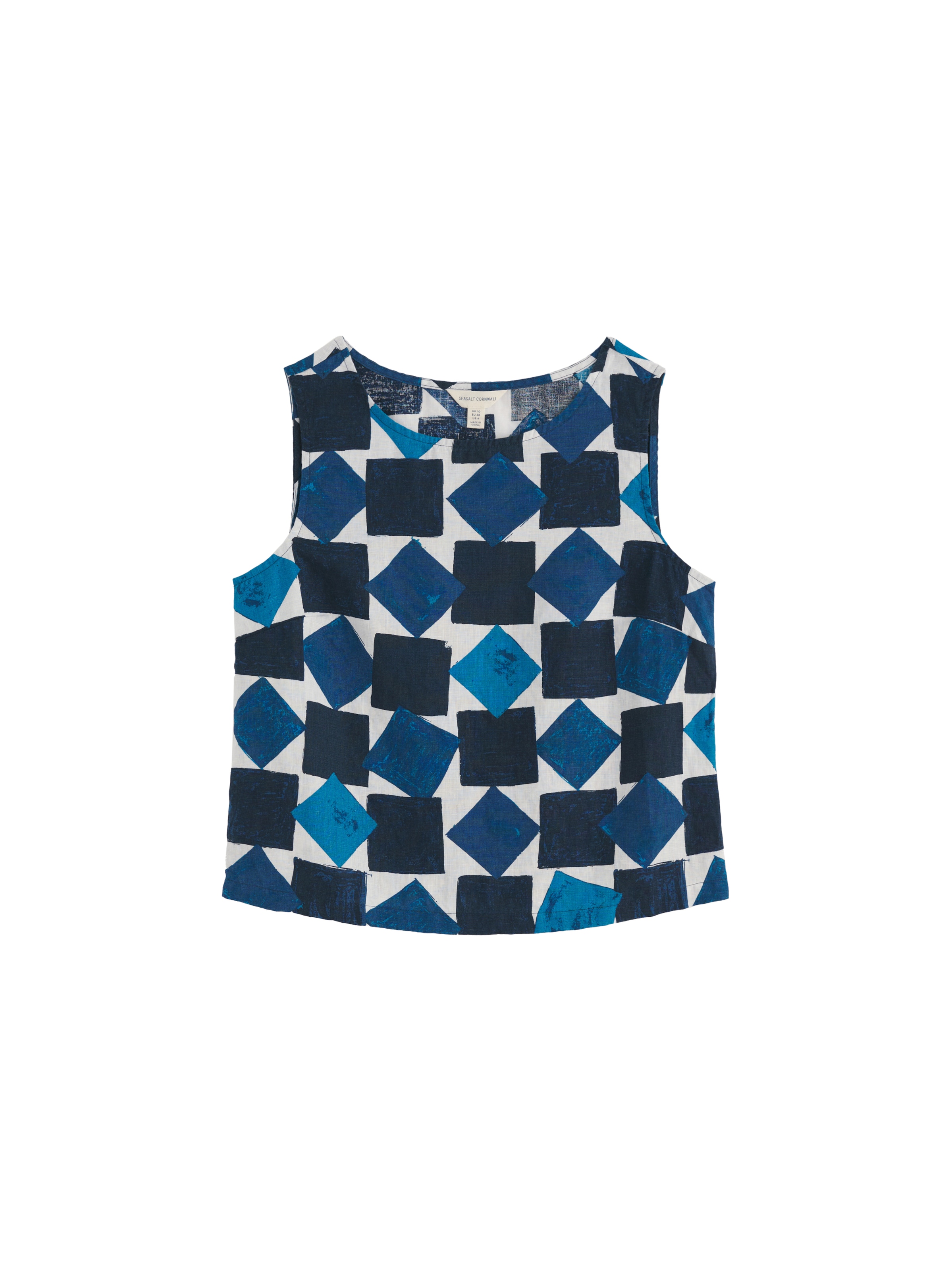 Seasalt Cornwall Top 'Colour Study' in Blau: Vorderseite