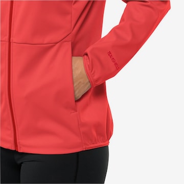 JACK WOLFSKIN Athletic Jacket in Red