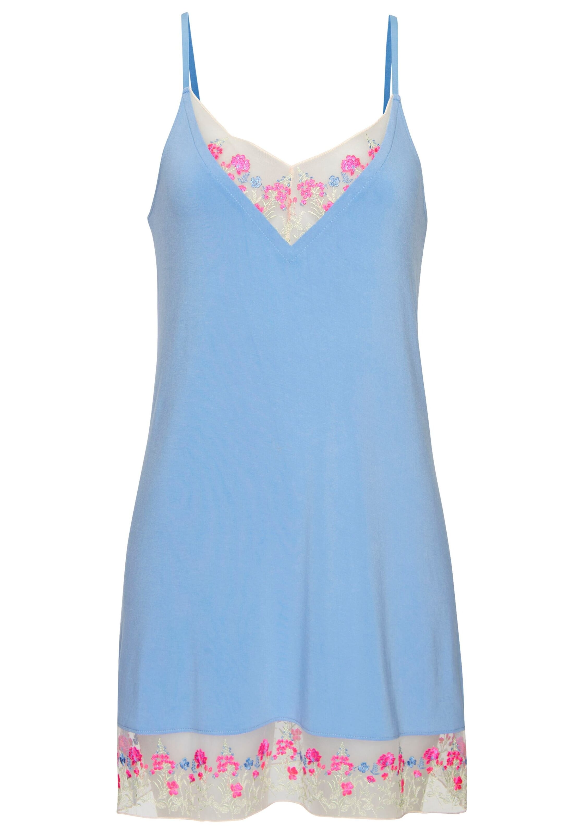 LASCANA Negligé in Blauw: voorkant