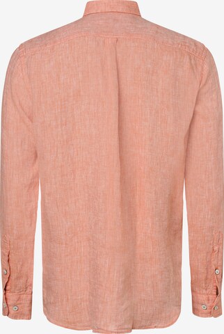 FYNCH-HATTON Regular fit Button Up Shirt in Orange