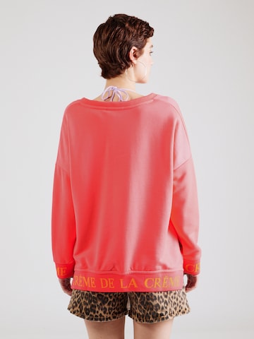 Sweat-shirt 'Creme de la Creme' miss goodlife en rose
