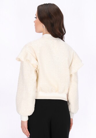 Veste mi-saison faina en blanc