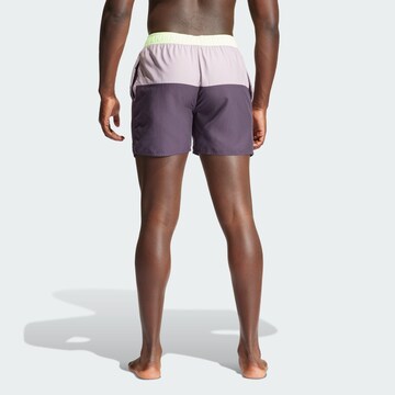 ADIDAS PERFORMANCE Athletic Swim Trunks 'CLX' in Purple