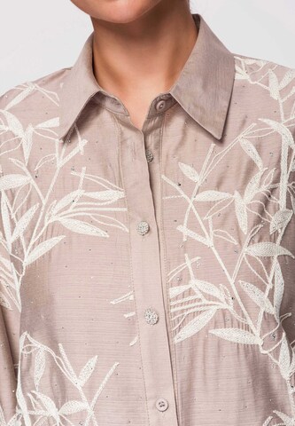 Ombre Blouse in Beige