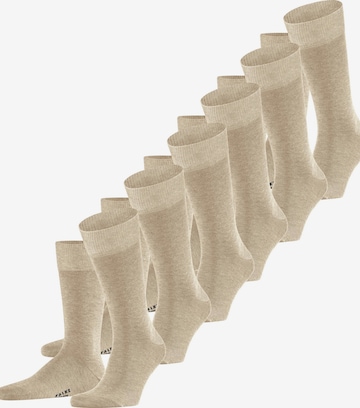 FALKE Socken 'Happy 6-Pack' in Beige: Vorderseite