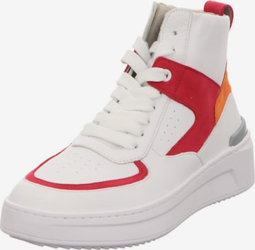 GABOR High-Top Sneakers in White: front