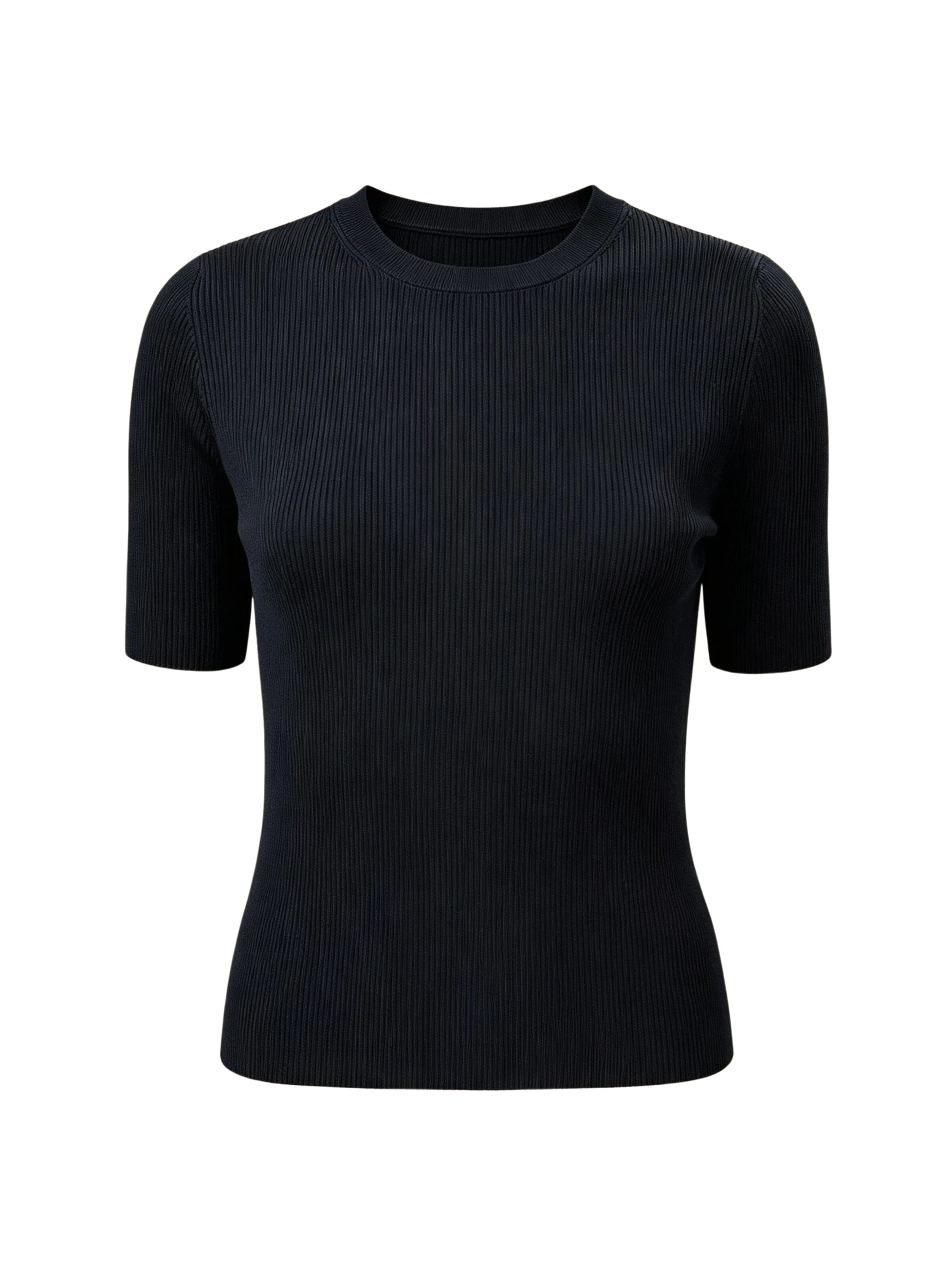 Lilysilk Shirt 'Essential Seidenstrick Oberteil' in Blauw: voorkant