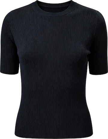 Lilysilk Shirt 'Essential Seidenstrick Oberteil' in Blauw: voorkant