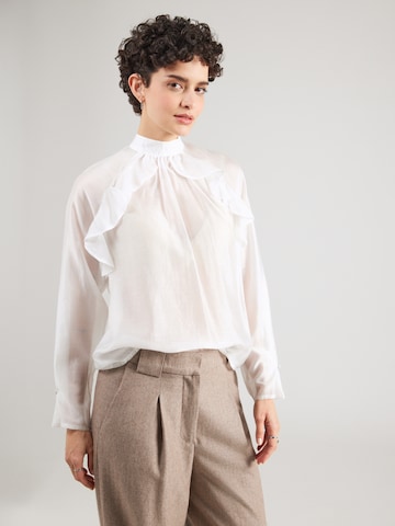 MSCH COPENHAGEN Блузка 'Niley Faustina' в Белый: спереди