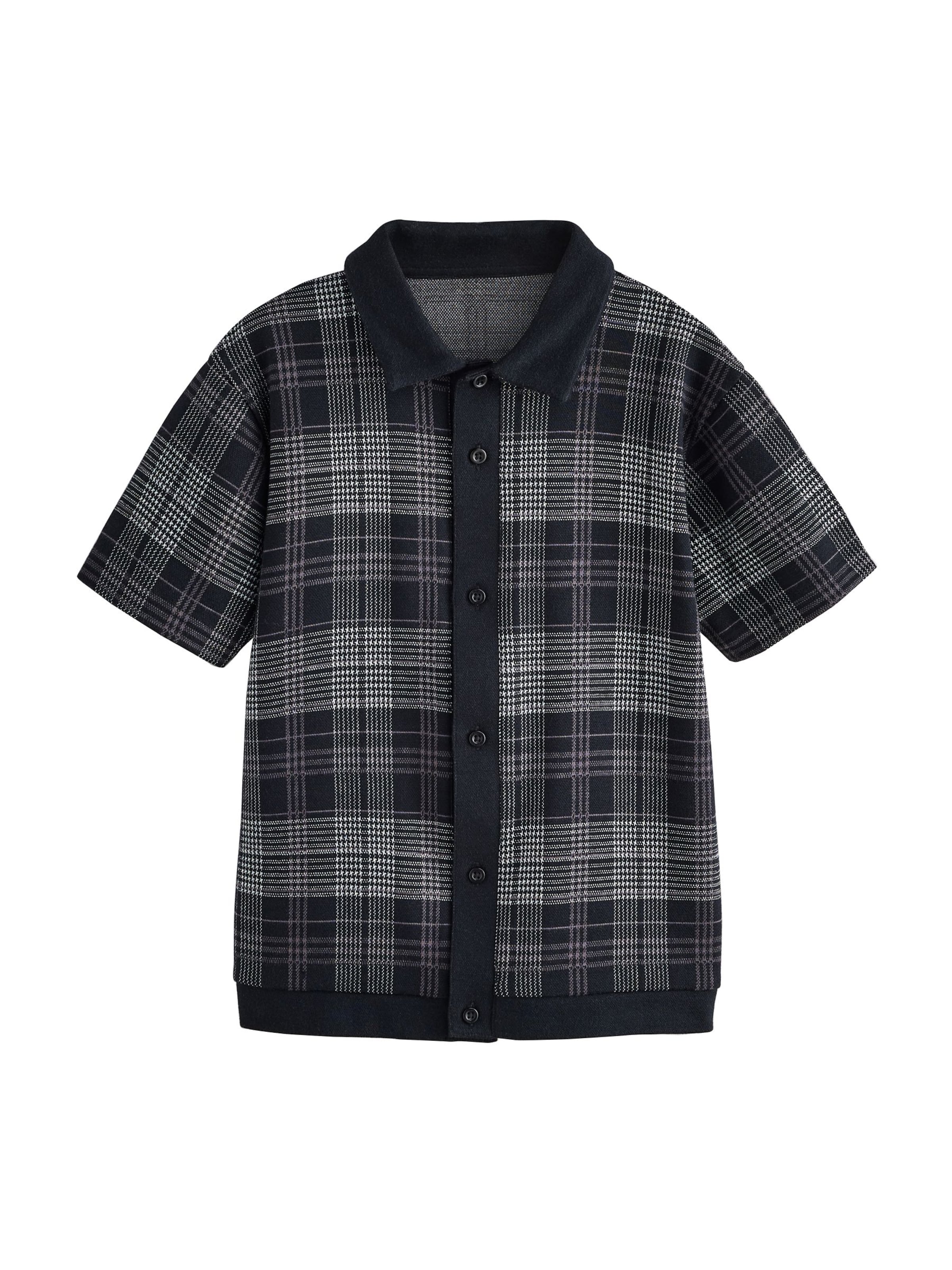 Next Regular Fit Hemd in Schwarz: Vorderseite