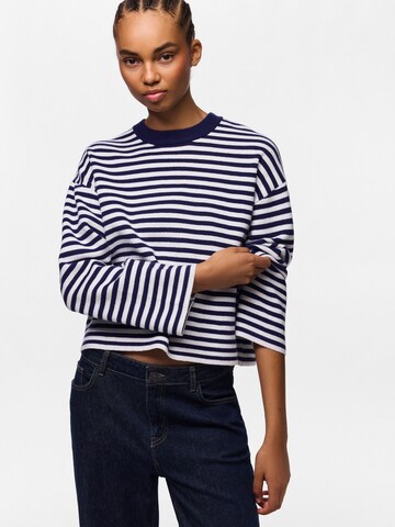 PIECES Pullover 'PCJassy' in Blau: Vorderseite
