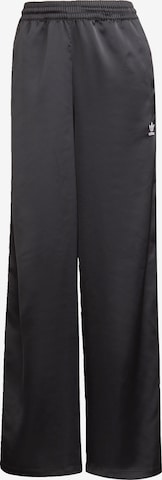 ADIDAS ORIGINALS Wide leg Trousers 'Adicolor' in Black: front