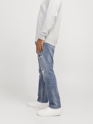 Coupe slim Jean 'JJIGLENN JJCOLE' JACK & JONES en bleu