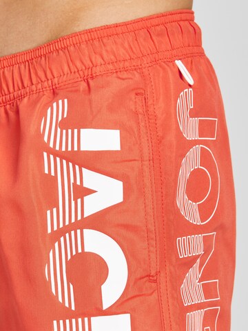 JACK & JONES Badeshorts 'Crete' i oransje