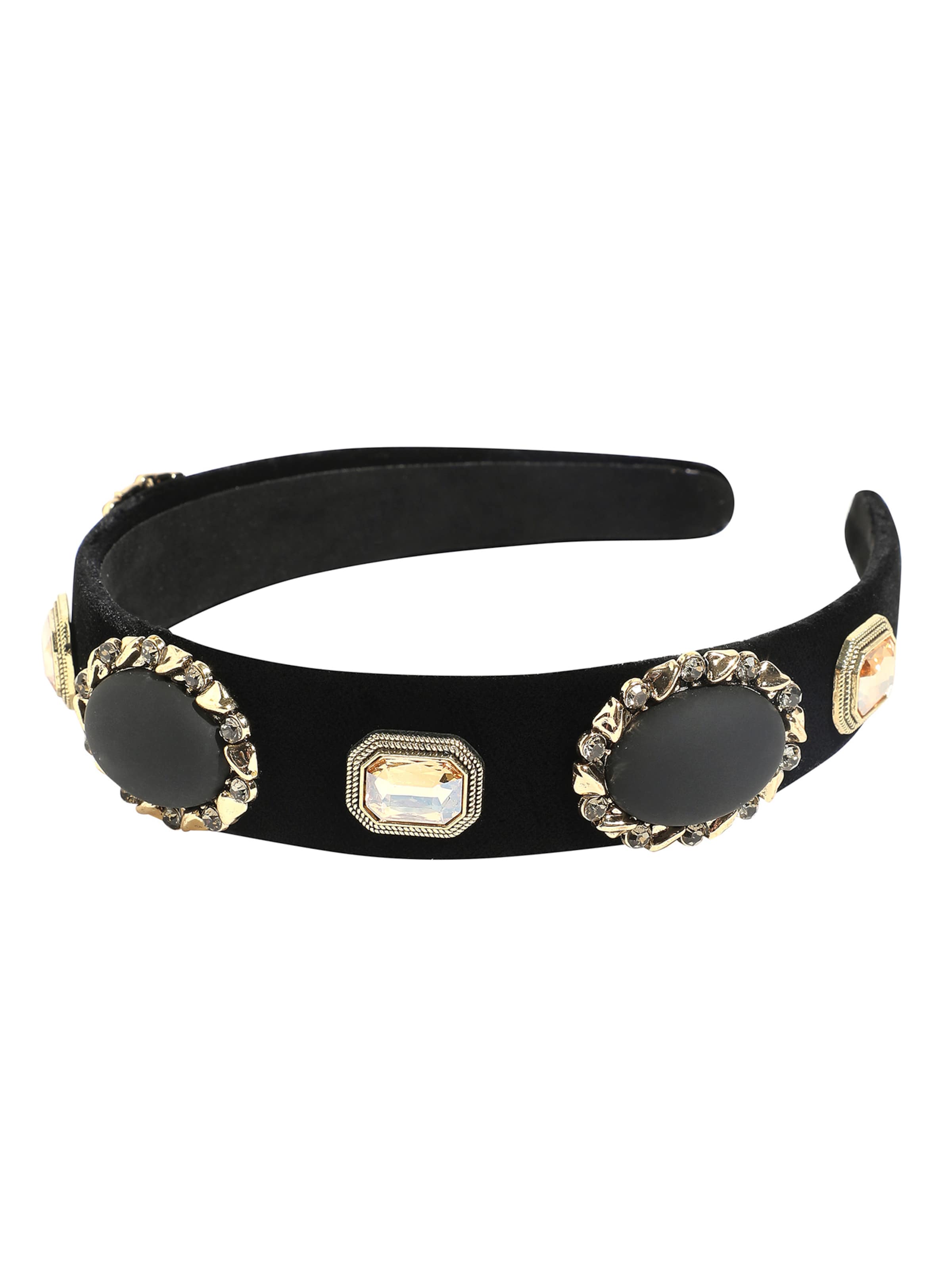 Ornamento per i capelli di SOHI in nero: frontale