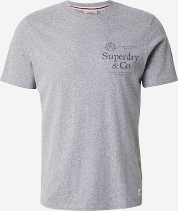 Superdry & Co Футболка '1954 COMPANY' в Серый: спереди