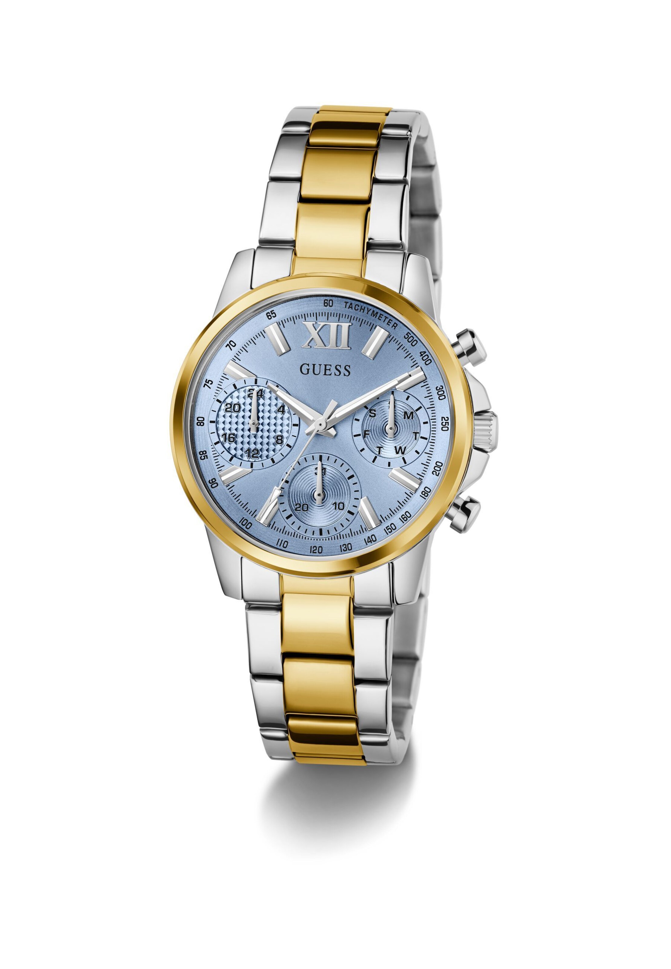 GUESS Analoguhr 'Bailey' in Gold