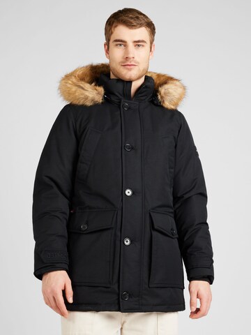 TOMMY HILFIGER - Parca de invierno 'Rockie' en negro: frente