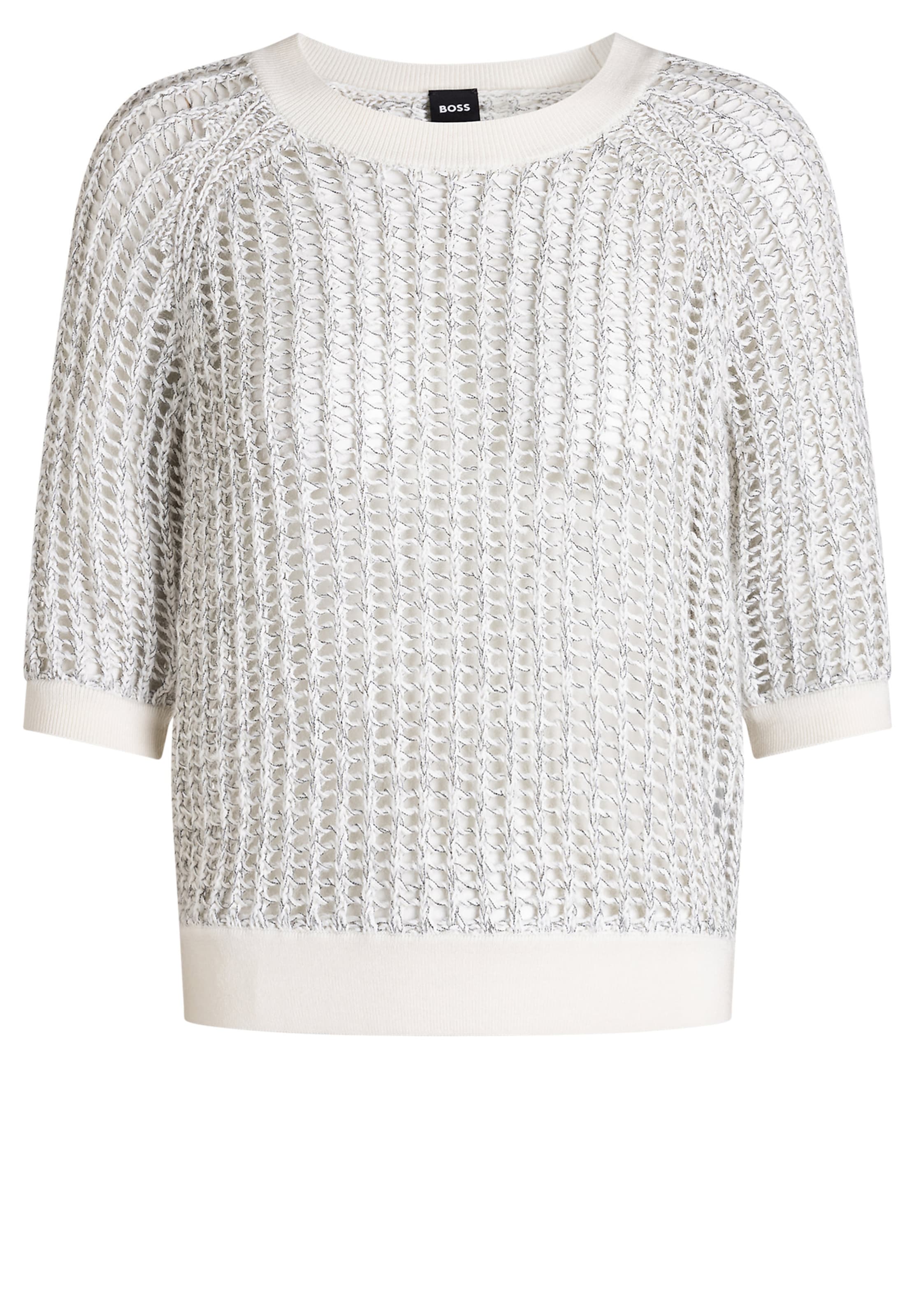 BOSS Sweater 'Fadiani' in Grey: front