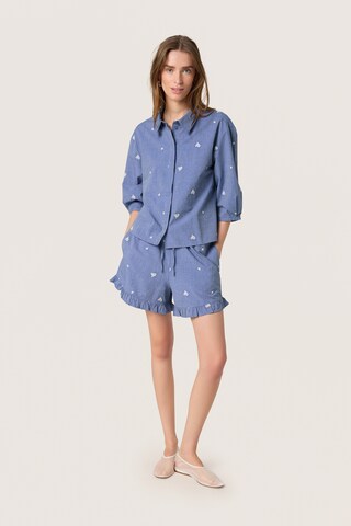 Chemisier 'Elly' SOAKED IN LUXURY en bleu