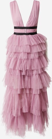 True Decadence Evening Dress in Pink: front