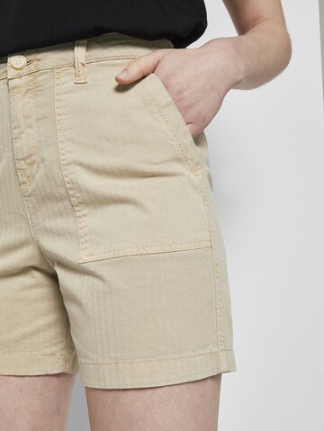TOM TAILOR DENIM Normální Chino kalhoty – béžová