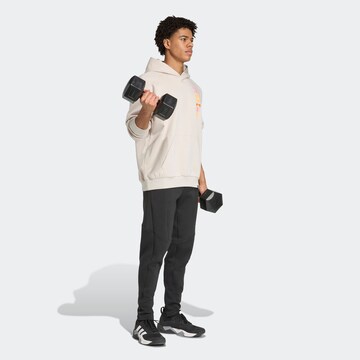 ADIDAS PERFORMANCE Athletic Sweatshirt in Beige