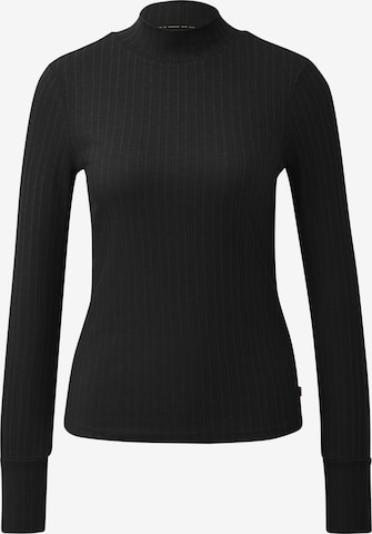 QS Shirt in Schwarz: Vorderseite