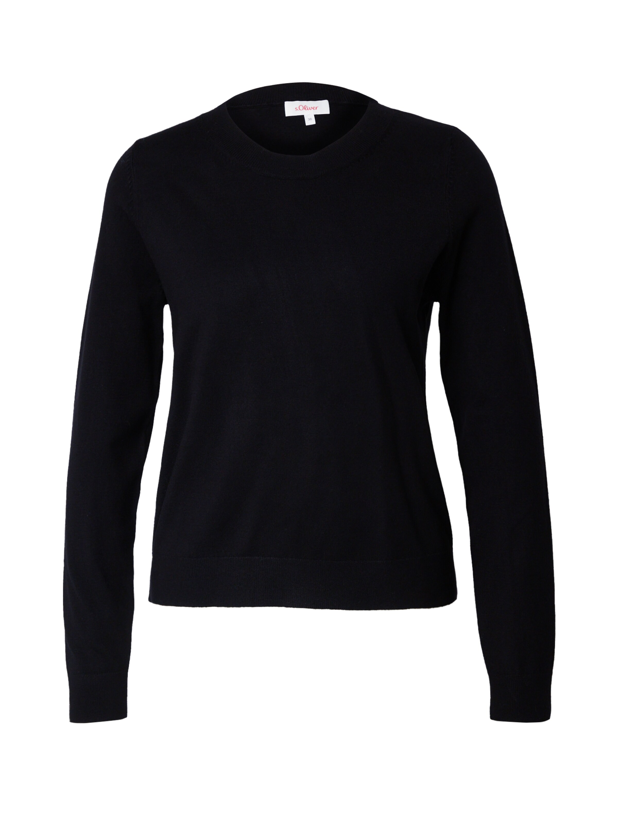s.Oliver Sweater in Black: front