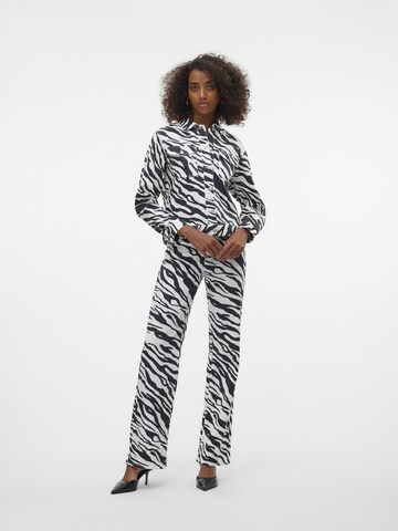 VERO MODA Wide Leg Jeans 'TESSA' in Schwarz