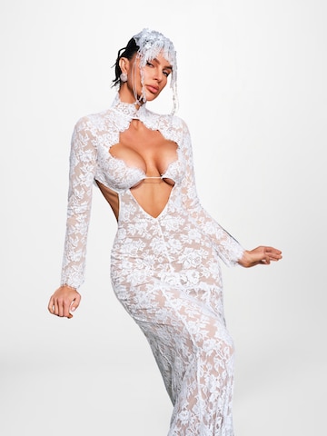 Mew Mews Kleid 'Edalene' in Weiß