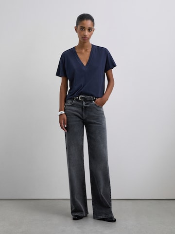 Scalpers Shirt 'Plainskullv' in Blue: front