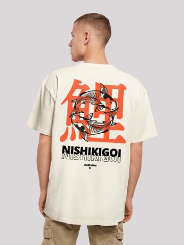 F4NT4STIC Shirt 'Nishikigoi Koi' in Beige: front