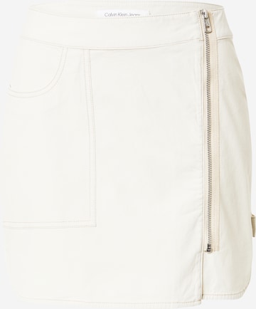 Calvin Klein Jeans Skjørt i beige: forside