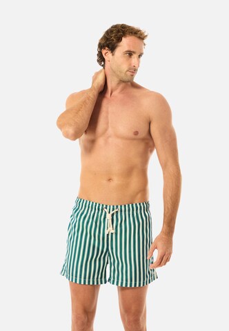 Gassa d'Amante Zwemshorts 'Alassio' in Groen: voorkant