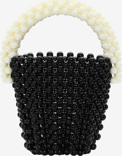 FELIPA Ručna torbica u crna / vuneno bijela, Pregled proizvoda