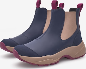 WODEN Chelsea boots 'Siri' in Blauw: voorkant