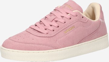 Superdry - Zapatillas deportivas bajas en rosa: frente