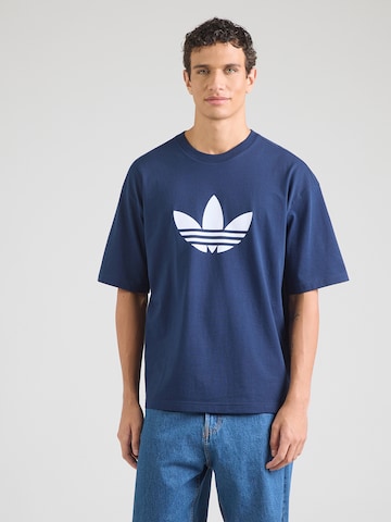 ADIDAS ORIGINALS Tričko 'TREFOIL' – modrá: přední strana