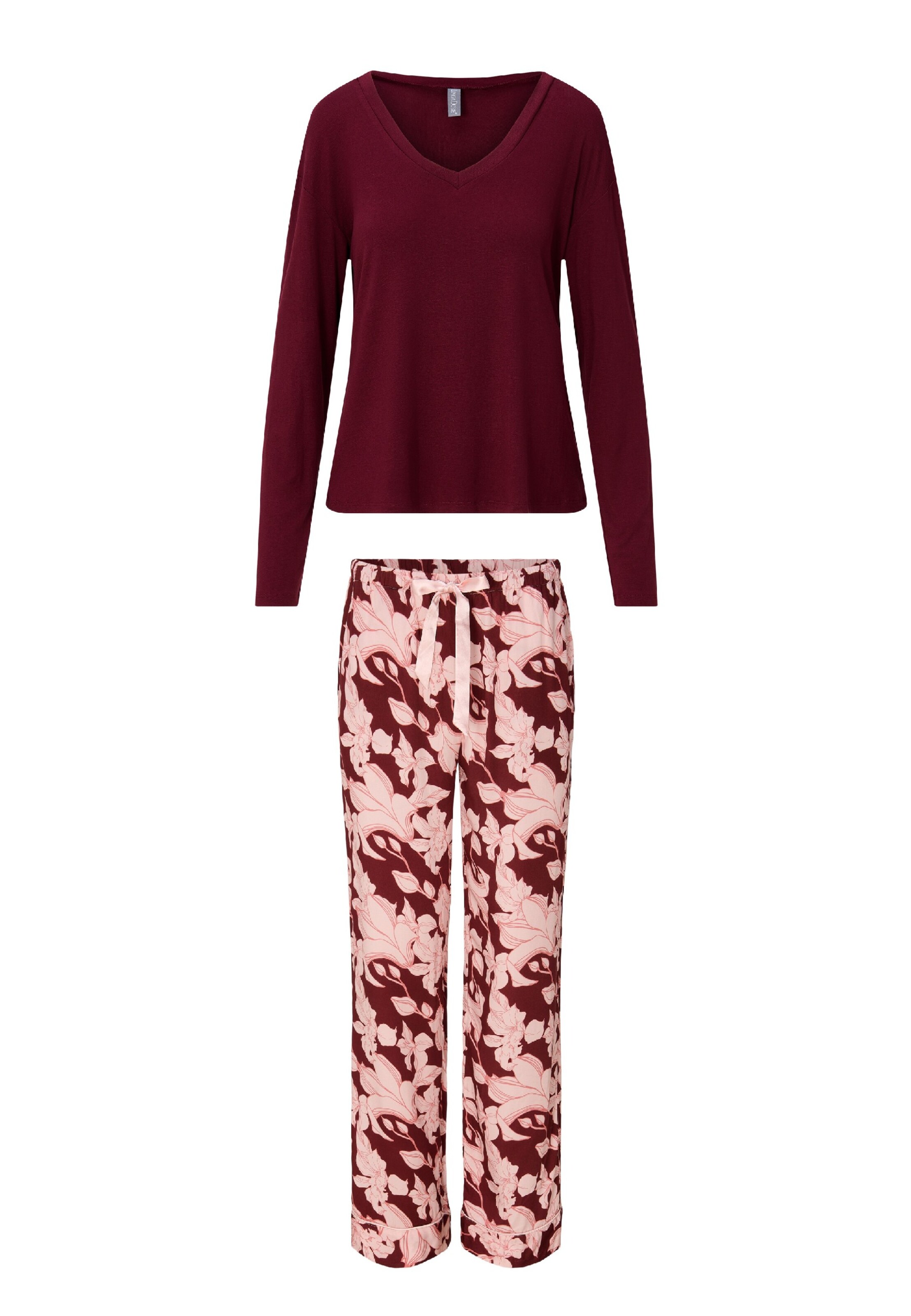 LingaDore Pyjama in Rot: Vorderseite