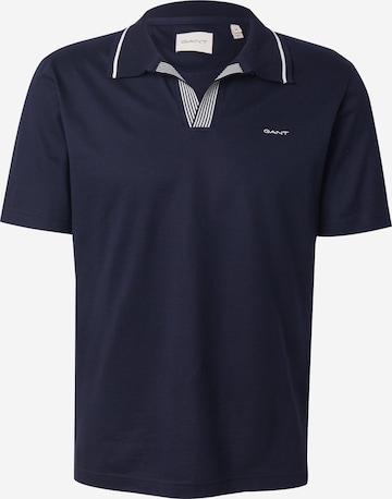 T-Shirt GANT en bleu : devant